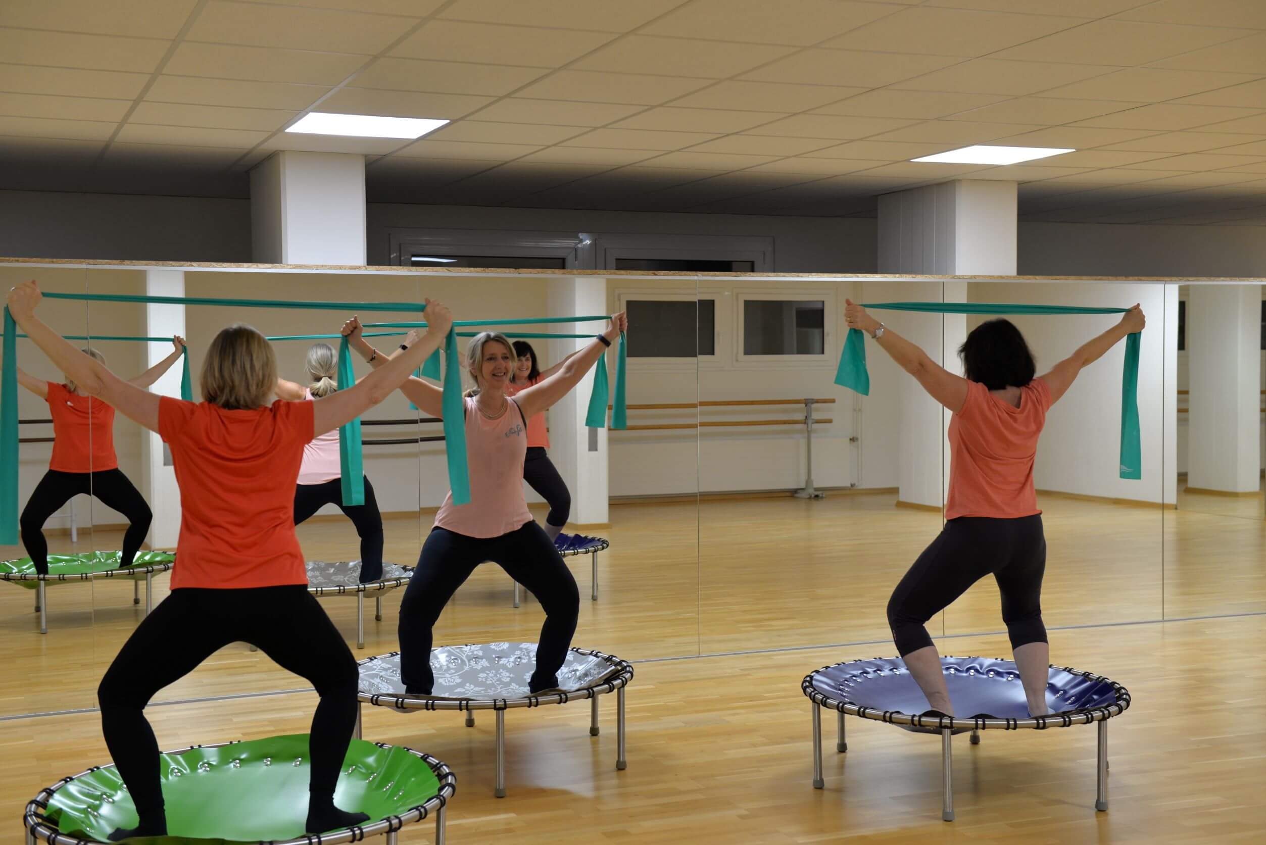 Trampolin Stretching